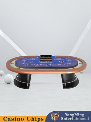 Fabricante Stock Meia rodada Metal Bar Guard Texas Hold'em Poker Table Entretenimento Lazer Casino Poker Table