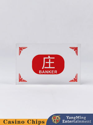 Estilo do Sudeste Asiático Baccarat Poker Mesa de jogo Casino Banqueiro personalizado Jogador ganha