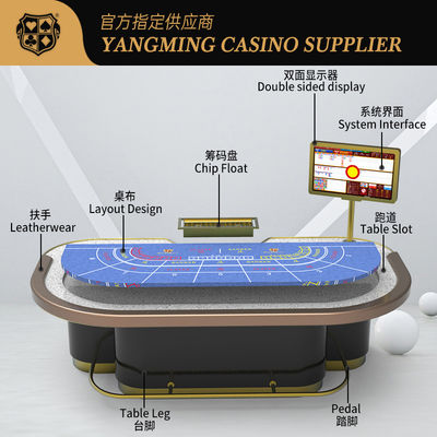 Protector de bar personalizado Baccarat Mesa de entretenimento Clube de lazer Poker Mesa de jogos