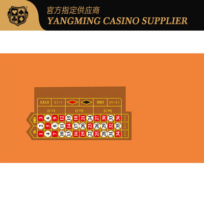 Rouleta personalizada Double 0 Game Toalha de mesa Baccarat Texas Poker Table Toalhas de mesa