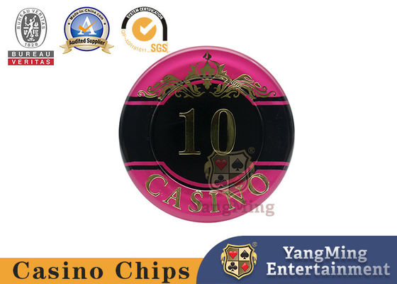 Casino customizável Texas Holdem Poker Chip Set com Mark UV