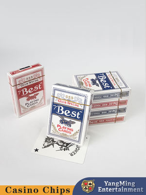 100 g/baralho de jogos de mesa de baccarat, póquer e cartas de papel