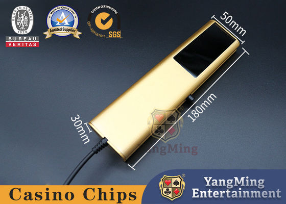 Fabrica certificada Custom Gold Gambling UV Chips Checker RFID Poker Chips Luz púrpura Detector de núcleo de segurança