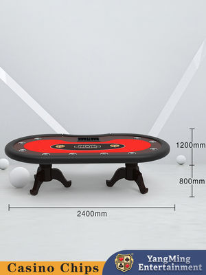 Casino Texas Holdem Poker Table Com 10 Jogadores Dedicados