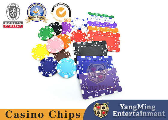 Fornecimento em ponto American ABS código de dados de poker baccarat Texas jogo de entretenimento de cassino fichas de poker