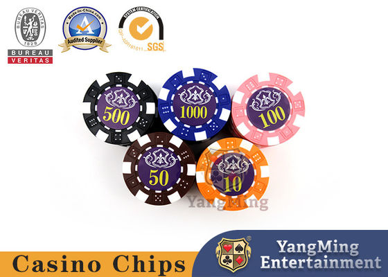 Chips de póquer de dados de plástico ABS com proteção UV