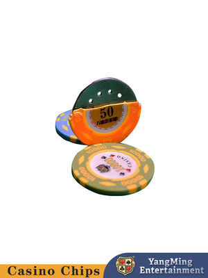 600 peças do Texas Iron Core Clay Patch Chip Set Casino Poker Table Top Chip