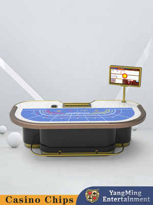 Edição Deluxe Bar Protector Poker Chip Mesa de Jogo Texas Baccarat Casino Poker Mesa de Jogo