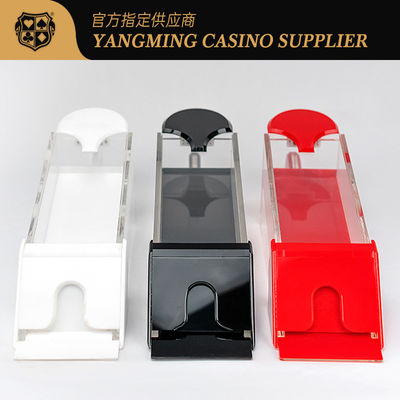 Disponível em três cores Acrílico Translúcido 8 Deck Sapatos De Vendedores de Cartões de Poker Casino Entretenimento Sapatos De Vendedores de Poker Table Top