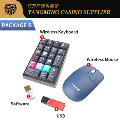 Baccarat Lucky Six Casino System Software Tabela de Poker Chinês Inglês Bilíngue Jogo de Troca