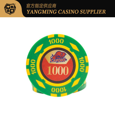 Novo design personalizado / Texas Poker Chip Set 11.5g Clay Casino Chip Com Caixa de Alumínio Para jogos de azar