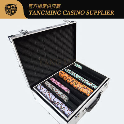 Texas Hold'em Prateado Branco Alumínio Tote Chip Case Casino Clube Casual Jogo de Poker Chip Case