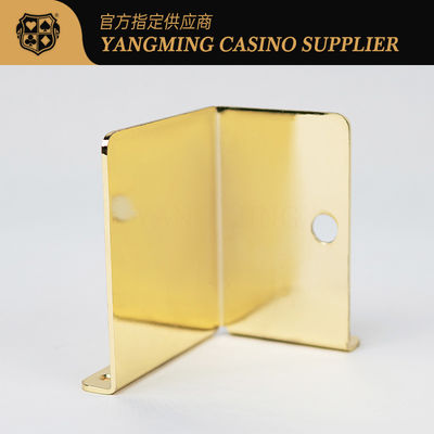 Casino Custom 8 Deck Poker Revestido de Metal Poker Discard Holder Texas Baccarat Poker Game Tabletop Discard Holder