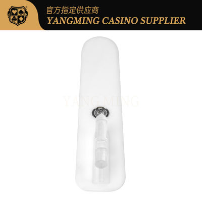 Última pá de cartão de jogo acrílico branco Clube de Casino Casual Poker Games pá de cartão