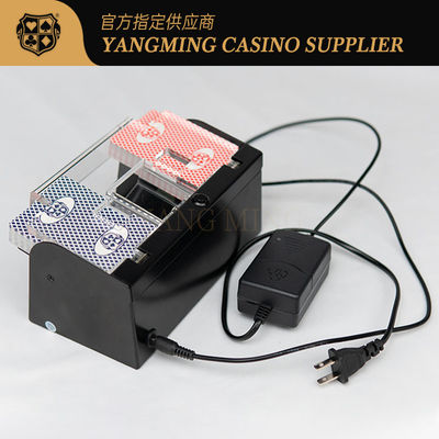 Melhorado Anti-Jam Design Silent Metal 2 Deck Poker Shuffler para jogos do Baccarat Casino Club