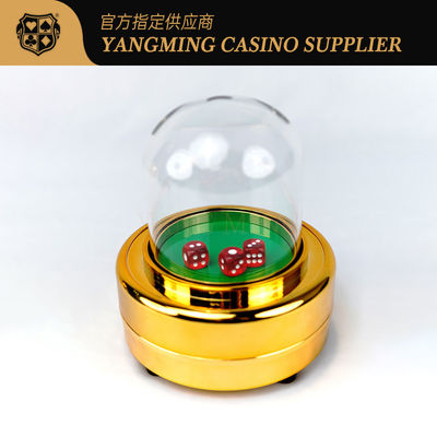 Deluxe Gold Electric Poker Dice Cup Set Poker Table Game Table Top Dice Cup Set O que é o que você quer?