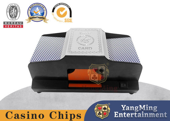 1-2 Casino Automático Walmart Auto 2 Deck Card Shuffler Jogos de azar Jogos de cartas Calçado Bateria ou uso de energia