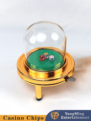 Novo lançamento Casinos de plástico de ouro Manual de dados copos para jogos de mesa de poker Casino