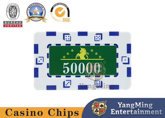 760 peças American ABS Clay Poker Fancy Chip Set Texas Hold'em Game Iron Core Anti-Falsificação Chip Coin Factory Set em estoque