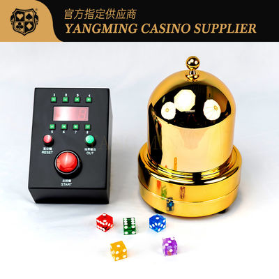 Da tabela artificial automática do pôquer dos acessórios do jogo do casino da tampa translúcida copo de dados eletrônico