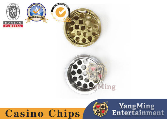 acessórios Texas Hold do jogo do casino 70g eles para apresentar a gota de aço inoxidável na tela do cinzeiro para suportes da bebida da tabela do pôquer