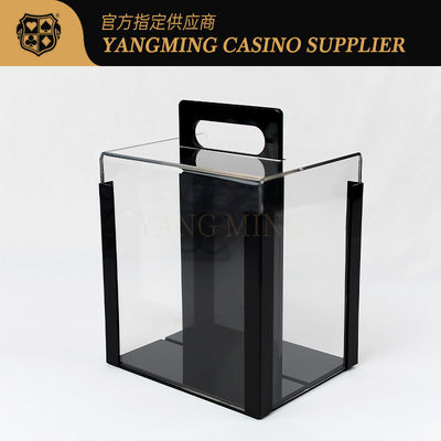 Recém-actualizado acrílico 1000 Yard Chip Case para Baccarat Casino Clube jogos de poker