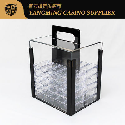 Poker Gambling Essentials 1000 Yard Acrylic Chip Box para Baccarat e outros jogos de cassino
