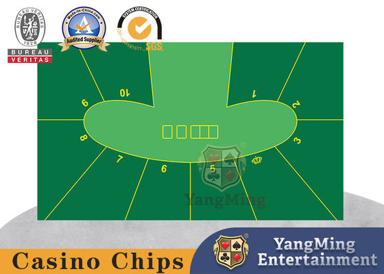 Texas Hold eles toalha de mesa feita sob encomenda Pea Oval Green Poker Tablecloth Dragon Tiger Thickened Waterproof Tablecloth do jogo do clube