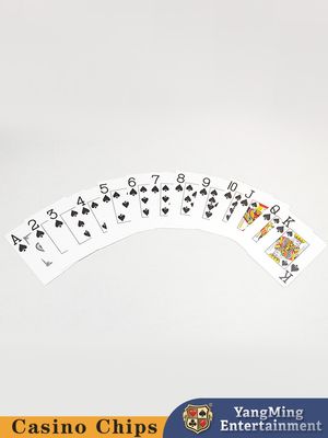 Revestimento Fosco Para Jogos de Texas Hold'Em Anti-Impressão Digital Antiderrapante Embaralhamento Suave Material PVC Plástico Impressão Grande 280 Gramas Cartas de Baralho Em Caixa Preta.