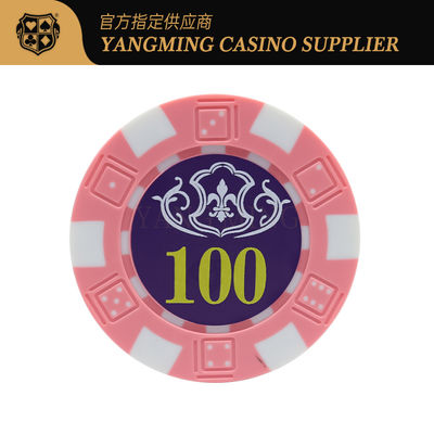 Conjuntos de Fichas de Dados ABS Imitação Usados para Baccarat, Cassino, Lazer e Jogo de Poker