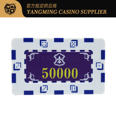 11.5g Texas BlackJack Clay Casino Poker plástico Chip Set With Mark And Case UV