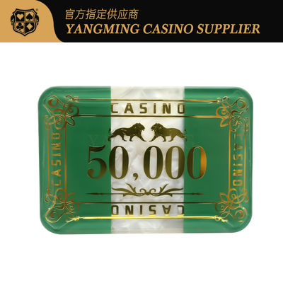 760 peças de fichas acrílicas criado de plástico de cristal poker baccarat fichas moedas