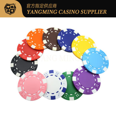 ABS 11,5g American Chips de plástico Texas Hold'em Chips de jogo de clube Moedas