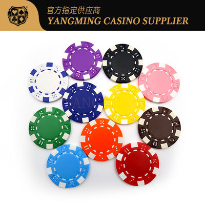 Logotipo personalizado ABS Cerâmica Poker Chip Set 11,5 gramas Us Chips de plástico para Casino Texas Club Poker Games