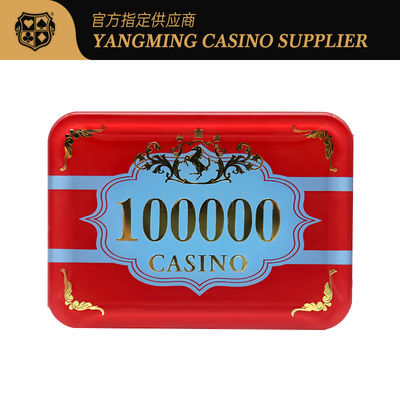 Premium impermeável Baccarat 760 Chips Set Dupla camada de acrílico Poker jogo de fichas coleção