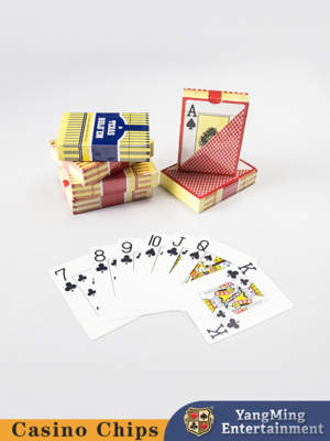 Cartões de jogo impermeáveis do plástico do PVC para Texas Hold eles dobro do jogo tomado partido geado