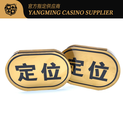 Placa de Posicionamento Dupla Face para Acessórios de Jogos de Cassino em Acrílico, Venda Imperdível