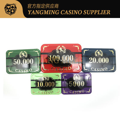 Conjunto de 760 fichas de acrílico para jogos de mesa Baccarat Texas Hold'Em com caixa de armazenamento