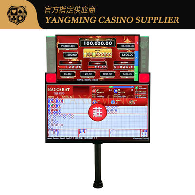 Customizable Casino Poker Top-Bottom Split Double-sided Display For Casino Game