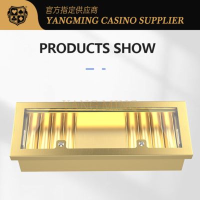 Desenho Deluxe Baccarat Acessórios de Jogo Bloqueio Poker Chip Tray