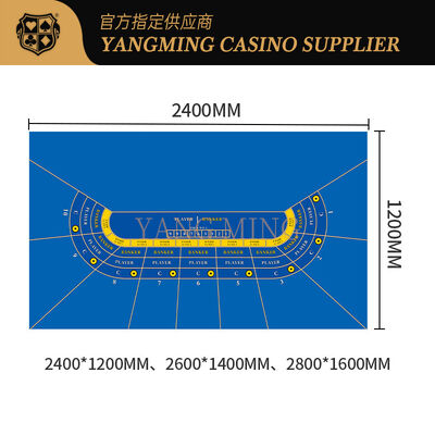 Custom Casino Baccarat Table Felt ️ 9-Player Poker Table Layout Design
