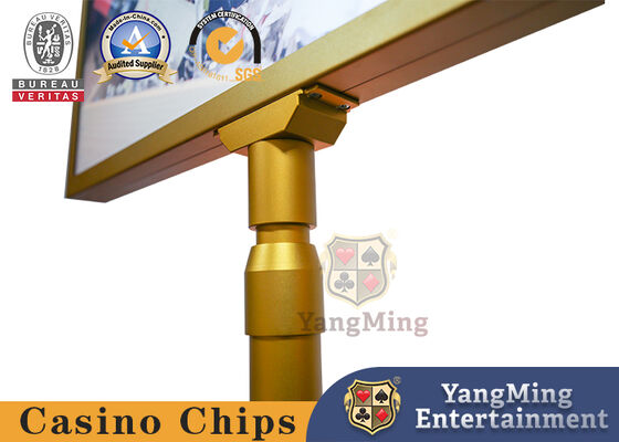 Casino folheado a ouro HD frente e verso do monitor do computador de 27 polegadas de Rosa do cristal líquido retrátil