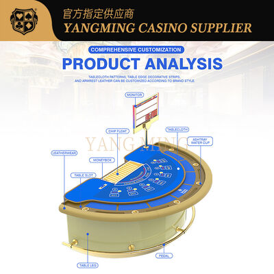 Fábrica de estoque Bar de guarda semi-redondo Mesa de blackjack Animação Clube de lazer Mesa de jogos de póquer