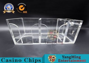Suporte de Descarte de Poker em Acrílico de 8 Baralhos para Jogos com Duas Faces e Alta Qualidade com Fechaduras
