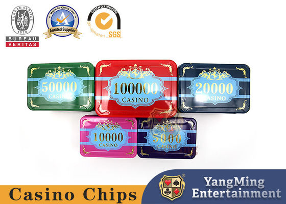 760 peças de púrpura luz anti-falsificação Texas Hold'em estampado a quente conjunto de chips de plástico de alta qualidade chip de cristal acrílico moeda fábrica local