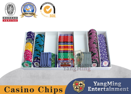 Negociante Chip Tray Thick Durable Texture da tabela do casino de Texas Holdem