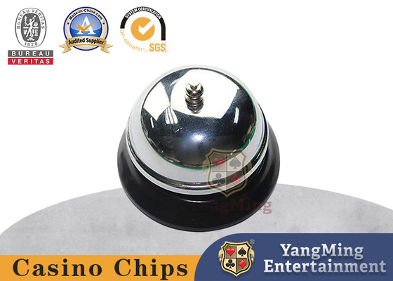 A chamada grande Bels do acessório da tabela do pôquer, Chrome Finsh, construção do metal cria ruidosamente Bell alerta clara