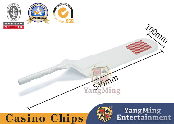 Club Custom ABS White Plastic Poker Plastic Gaming Table Give Card Shovel