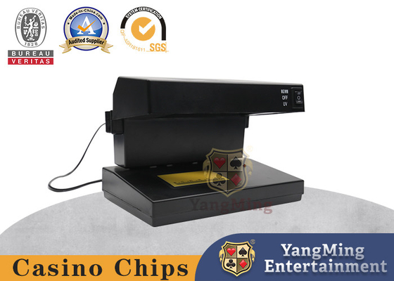 Classic Black Plastic UV Purple Light Poker Chip Code Check Lamp Detector de dinheiro de notas